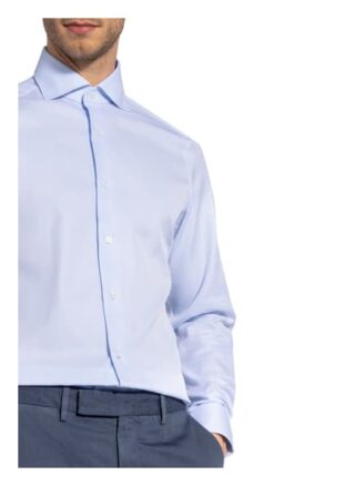 Ermenegildo Zegna Hemd Trofeo Milano Fit blau