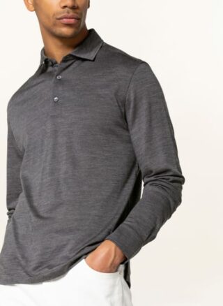 Ermenegildo Zegna Jersey-Poloshirt grau