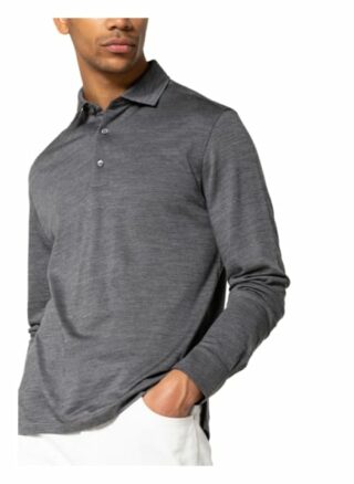 Ermenegildo Zegna Jersey-Poloshirt grau