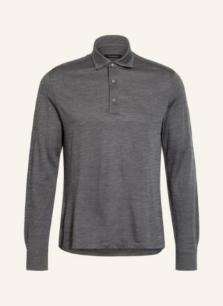 Ermenegildo Zegna Jersey-Poloshirt grau