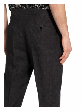 Ermenegildo Zegna Leinen-Chino Regular Fit schwarz