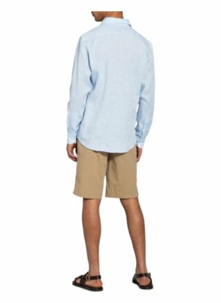Ermenegildo Zegna Leinenhemd Regular Fit blau