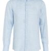 Ermenegildo Zegna Leinenhemd Regular Fit blau