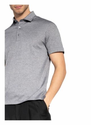 Ermenegildo Zegna Piqué-Poloshirt blau
