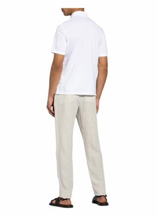 Ermenegildo Zegna Piqué-Poloshirt weiss