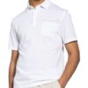 Ermenegildo Zegna Piqué-Poloshirt weiss