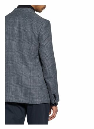 Ermenegildo Zegna Sakko Regular Fit Mit Leinen blau