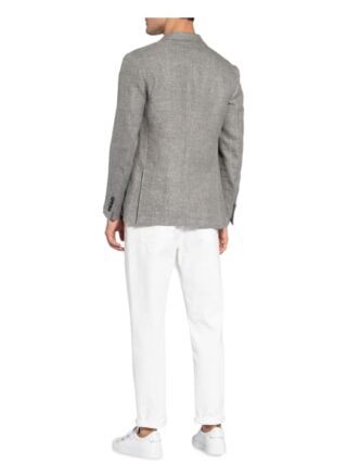 Ermenegildo Zegna Sakko Slim Fit Mit Flachs beige