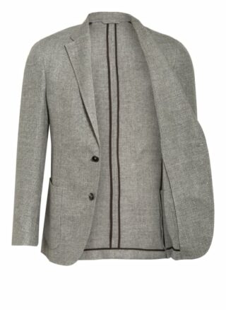 Ermenegildo Zegna Sakko Slim Fit Mit Flachs beige