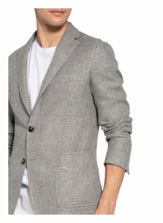 Ermenegildo Zegna Sakko Slim Fit Mit Flachs beige