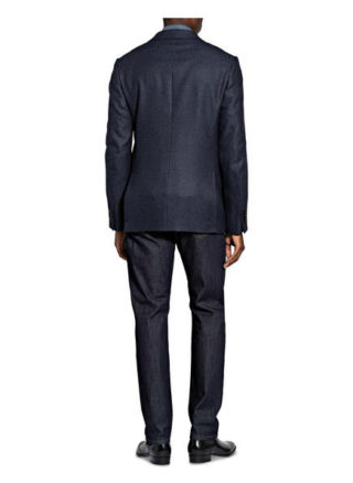 Ermenegildo Zegna Sakko Slim Fit Mit Seide Und Cashmere blau