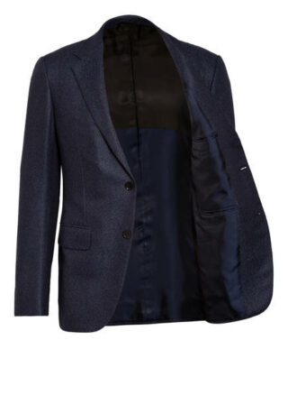 Ermenegildo Zegna Sakko Slim Fit Mit Seide Und Cashmere blau