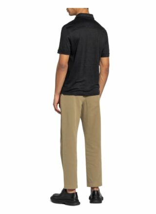 Ermenegildo Zegna Strick-Poloshirt Aus Leinen schwarz