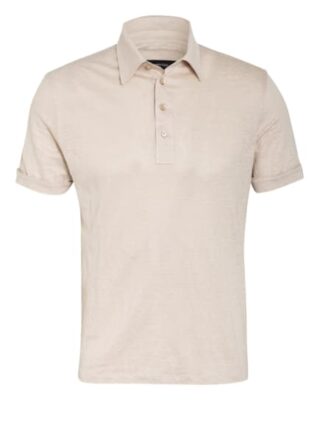 Ermenegildo Zegna Strick-Poloshirt Aus Leinen weiss