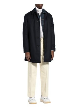 Ermenegildo Zegna Wollmantel Zum Wenden blau