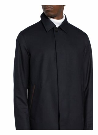Ermenegildo Zegna Wollmantel Zum Wenden blau