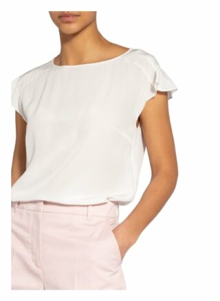 Escada Blusentop Aus Seide weiss