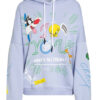 Essentiel Antwerp Oversized-Hoodie That's All Folks! blau