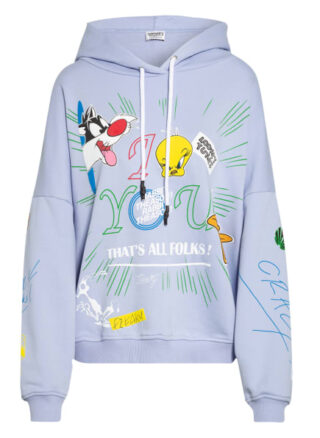 Essentiel Antwerp Oversized-Hoodie That's All Folks! blau