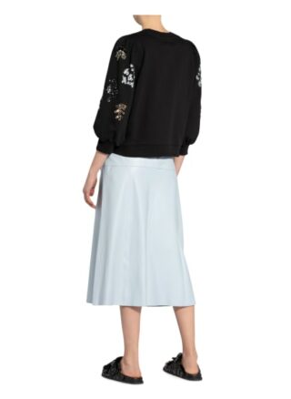 Essentiel Antwerp Sweatshirt Zita Mit Paillettenbesatz schwarz