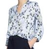 Eterna Blusenshirt Aus Satin blau