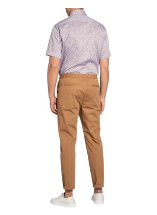 Eterna Kurzarm-Hemd Modern Fit orange