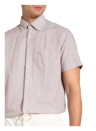 Eterna Kurzarm-Hemd Herren, Beige