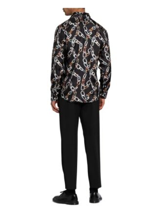 Eton Hemd Aus Seide Slim Fit blau