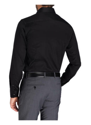 Eton Business-Hemd Herren, Schwarz