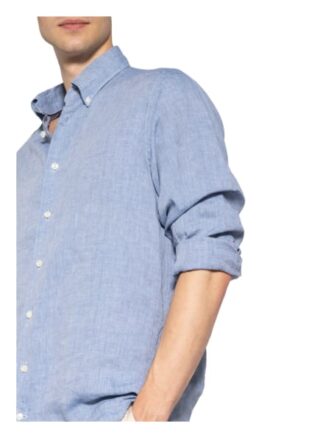 Eton Leinenhemd Comfort Fit blau