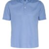 Eton Piqué-Poloshirt blau