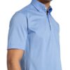 Eton Piqué-Poloshirt blau