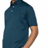 Eton Piqué-Poloshirt gruen