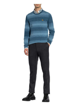 Etro Anzughose Regular Fit blau