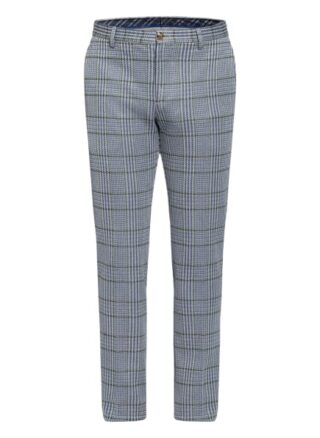 Etro Anzughose Skinny Fit blau