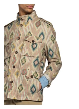 Etro Fieldjacket Mit Leinen beige