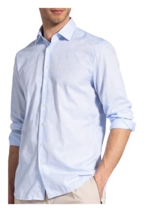 Etro Jacquard-Hemd Slim Fit blau