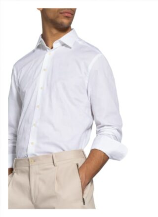 Etro Jacquard-Hemd Slim Fit weiss