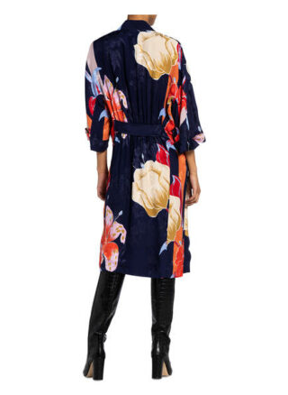 Etro Kimono Mit Seide blau