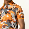 ETRO Piqué-Poloshirt Herren, Orange