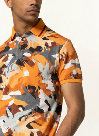 ETRO Piqué-Poloshirt Herren, Orange