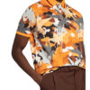 Etro Piqué-Poloshirt orange