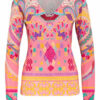 Etro Pullover Aus Seide pink