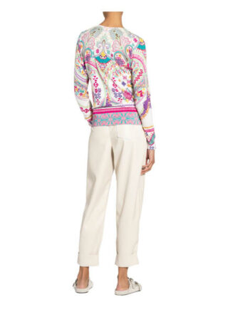 Etro Pullover Aus Seide rosa