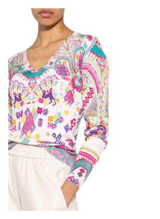 Etro Pullover Aus Seide rosa
