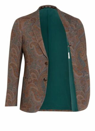 Etro Sakko Aus Cashmere Extra Slim Fit grau