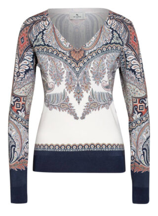 Etro Seidenpullover Milano weiss