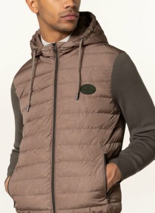 Etro Steppjacke Im Materialmix beige