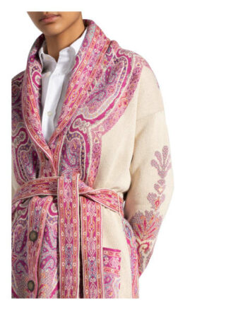 Etro Strickjacke Mit Seide rosa