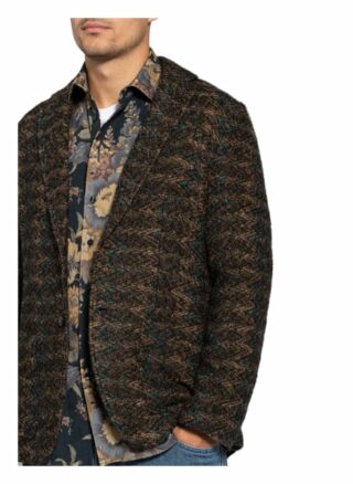 Etro Stricksakko Extra Slim Fit braun
